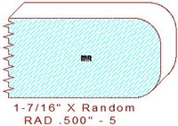 1/2" Radius Edge Moulding - 5 1/2" Radius Edge Moulding - 5