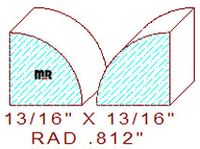 13/16" Quarter Round Moulding 