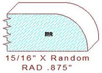 7/8" Radius Edge Moulding 7/8" Radius Edge Moulding