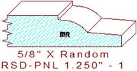 Raised Panel Moulding 1-1/4" - 1