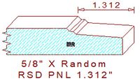 Raised Panel Moulding 1-5/16" Raised Panel Moulding 1-5/16"