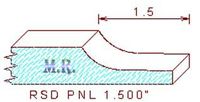 Raised Panel 1-1/2" Raised Panel 1-1/2"
