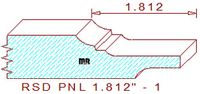 Raised Panel Moulding 1-13/16" - 1 Raised Panel Moulding 1-13/16" - 1