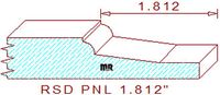 Raised Panel Moulding 1-13/16" Raised Panel Moulding 1-13/16"