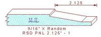 Raised Panel Moulding 2-1/8" - 1 Raised Panel Moulding 2-1/8" - 1