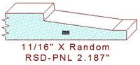 Raised Panel Moulding 2-3/16" Raised Panel Moulding 2-3/16"