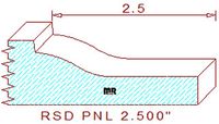 Raised Panel 2-1/2" Raised Panel 2-1/2"