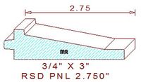 Raised Panel Moulding 2-3/4" 