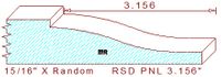 Raised Panel Moulding 3-5/32" Raised Panel Moulding 3-5/32"