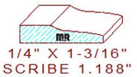 Scribe 1-3/16" Scribe 1-3/16"