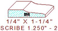 Scribe 1-1/4" - 2