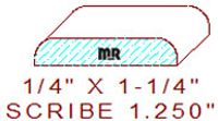 Scribe 1-1/4" Scribe 1-1/4"