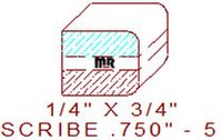 Scribe 3/4" - 5