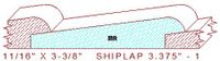Shiplap Moulding 3-3/8" - 1 Shiplap Moulding 3-3/8" - 1