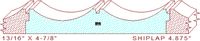 Shiplap Siding 4-7/8" Shiplap Siding 4-7/8"