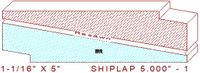 Shiplap 5" - 1 Shiplap 5" - 1