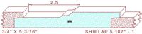 Shiplap 5-3/16" - 1 Shiplap 5-3/16" - 1