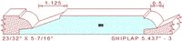 WP-1 Shiplap 5-7/16" - 3 WP-1 Shiplap 5-7/16" - 3