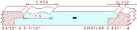 WP-3 Shiplap 5-7/16" - 4 WP-3 Shiplap 5-7/16" - 4