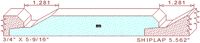 Shiplap 5-9/16" Shiplap 5-9/16"