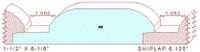 Shiplap 6-1/8" Shiplap 6-1/8"