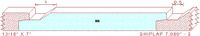 Shiplap Moulding 7" - 3 Shiplap Moulding 7" - 3