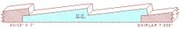 Shiplap Moulding 7" Shiplap Moulding 7"