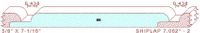 Shiplap Moulding 7-1/16" - 2 Shiplap Moulding 7-1/16" - 2