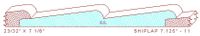 Shiplap Siding 7-1/8" - 11 Shiplap Siding 7-1/8" - 11