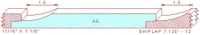 Shiplap Siding 7-1/8" - 12 Shiplap Siding 7-1/8" - 12