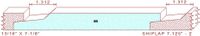 Shiplap Siding 7-1/8" - 2 Shiplap Siding 7-1/8" - 2