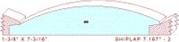 Shiplap Moulding 7-3/16" - 2 Shiplap Moulding 7-3/16" - 2