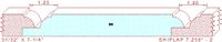 Shiplap Moulding 7-1/4" - 2 Shiplap Moulding 7-1/4" - 2