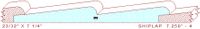 Shiplap Moulding 7-1/4" - 4 Shiplap Moulding 7-1/4" - 4