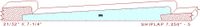 Shiplap Moulding 7-1/4" - 5 Shiplap Moulding 7-1/4" - 5