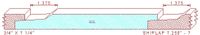 Shiplap Moulding 7-1/4" - 7 Shiplap Moulding 7-1/4" - 7