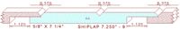 Shiplap Moulding 7-1/4" - 9 Shiplap Moulding 7-1/4" - 9