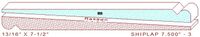 Shiplap 7-1/2" - 3 Shiplap 7-1/2" - 3