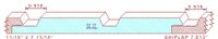Shiplap Moulding 7-13/16" Shiplap Moulding 7-13/16"