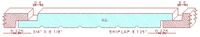 Shiplap Moulding 8-1/8" Shiplap Moulding 8-1/8"