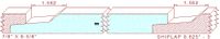 Shiplap Moulding 8-5/8" - 3 Shiplap Moulding 8-5/8" - 3