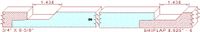 Shiplap Moulding 8-5/8" - 4 Shiplap Moulding 8-5/8" - 4