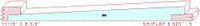 Shiplap Moulding 8-5/8" - 5 Shiplap Moulding 8-5/8" - 5