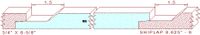Shiplap Moulding 8-5/8" - 6 Shiplap Moulding 8-5/8" - 6
