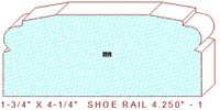Floor/Shoe Rail Moulding 4-1/4" - 1 Floor/Shoe Rail Moulding 4-1/4" - 1