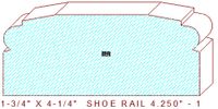 Floor/Shoe Rail Moulding 4-1/4" - 1