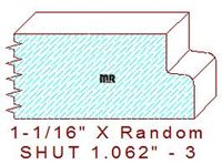 Shutter/Louver 1-1/16" - 3 Shutter/Louver 1-1/16" - 3