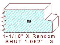 Shutter/Louver 1-1/16" - 3