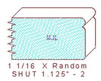 Shutter/Louver 1-1/8" - 2 Shutter/Louver 1-1/8" - 2