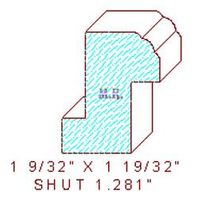 Shutter/Louver 1-9/32" Shutter/Louver 1-9/32"